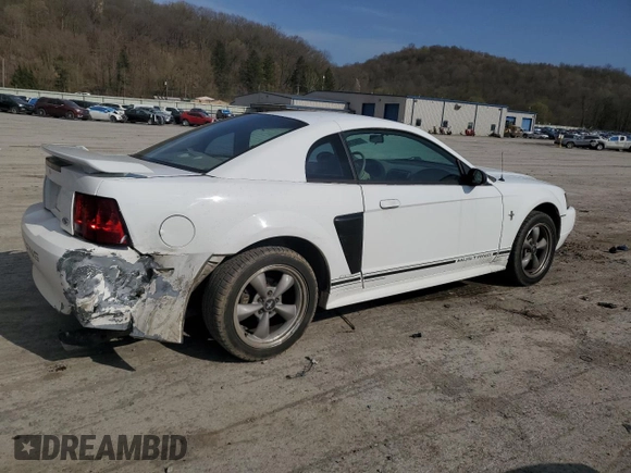 2000 Ford Mustang with VIN 1FAFP4049YF123682, listed as a Copart auction lot 53935345 with 91,683 mi miles and Salvage Title. Bid and sale history available at carsss.com. Image 3.