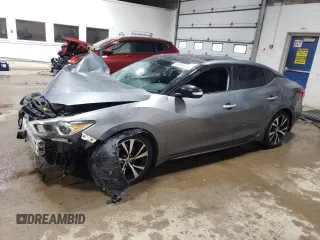 2018 Nissan Maxima S with VIN 1N4AA6AP5JC382984, listed as a Copart auction lot 59925705 with 91,925 mi miles and Salvage title. Bid and sale history available at DreamBid. Image 1.