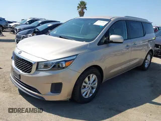 2017 Kia Sedona LX with VIN KNDMB5C16H6254544, listed as a IAAI auction lot 41961809 with 124,658 mi miles. Bid and sale history available at carsss.com. Image 17.