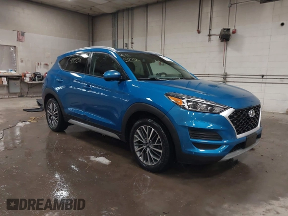 2020 Hyundai Tucson SEL z VIN KM8J3CAL4LU192330, wystawiony jako IAAI lot #41915238 z przebiegiem 53 472 mil mil oraz . Historia ofert i sprzedaży dostępna na DreamBid. Obrazek 1.