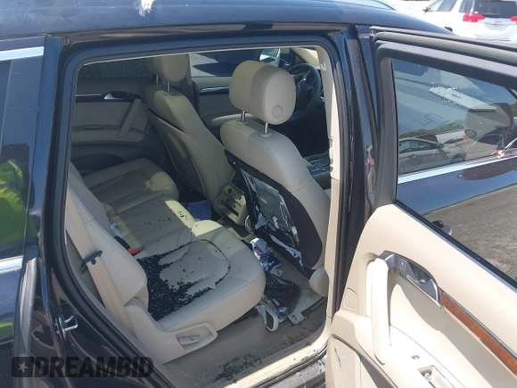 2013 Audi Q7 Premium Plus with VIN WA1LGBFE9DD008615, listed as a IAAI auction lot 42391563 with 108,569 mi miles and . Bid and sale history available at DreamBid. Image 8.