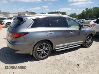 2018 Infiniti QX60 with VIN 5N1DL0MN4JC531308, listed as a Copart auction lot 52232365 with 81,217 mi miles and Salvage Title. Bid and sale history available at carsss.com. Image 3.