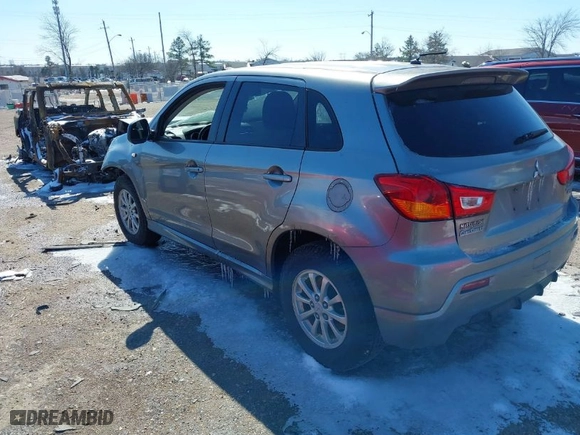 2011 Mitsubishi Outlander Sport ES with VIN JA4AP3AU3BZ024742, listed as a IAAI auction lot 41624919 with 161,045 mi miles. Bid and sale history available at carsss.com. Image 3.