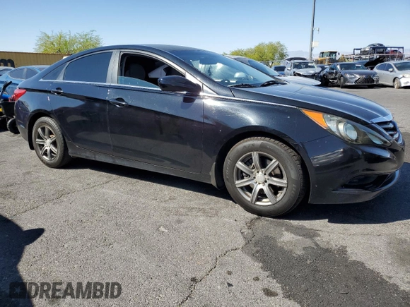 2011 Hyundai Sonata GLS with VIN 5NPEB4AC2BH105581, listed as a Copart auction lot 55623785 with 169,172 mi miles and Clean Title. Bid and sale history available at carsss.com. Image 4.