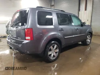 2015 Honda Pilot Touring with VIN 5FNYF4H97FB063909, listed as a Copart auction lot 51971865 with 81,609 mi miles and Salvage Title. Bid and sale history available at carsss.com. Image 3.
