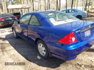 2005 Honda Civic Cpe VP SSRS with VIN 1HGEM22315L014462, listed as a IAAI auction lot 41821827 with 161,394 mi miles. Bid and sale history available at carsss.com. Image 3.