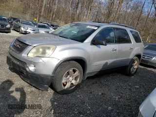 2008 GMC Acadia SLE1 with VIN 1GKEV13748J154064, listed as a Copart auction lot 49966705 with 209,640 mi miles and Salvage Title. Bid and sale history available at carsss.com. Image 1.
