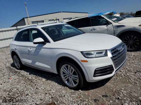 2018 Audi Q5 Premium Plus with VIN WA1BNAFY2J2131623, listed as a Copart auction lot 50721955 with 78,627 mi miles and Salvage Title. Bid and sale history available at carsss.com. Image 4.