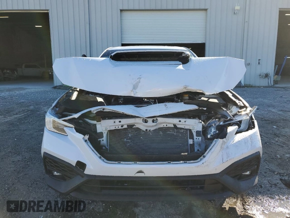 2022 Subaru WRX Limited with VIN JF1VBAL62N9007885, listed as a Copart auction lot 84432524 with 32,580 mi miles and Salvage Title. Bid and sale history available at DreamBid. Image 5.