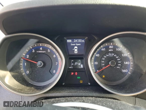 2013 Hyundai Elantra GT with VIN KMHD35LE1DU107615, listed as a Copart auction lot 75410724 with 24,150 mi miles and Salvage Title. Bid and sale history available at carsss.com. Image 9.