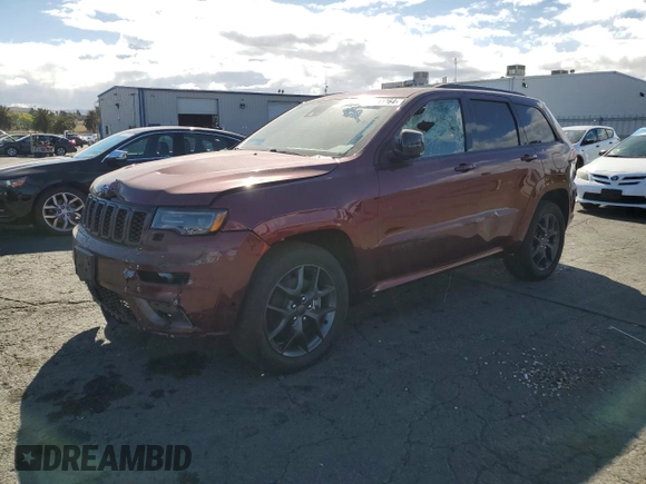 2019 Jeep Grand Cherokee Limited X with VIN 1C4RJFBT6KC564610, listed as a Copart auction lot 78211764 with 41,505 mi miles and Salvage title. Bid and sale history available at DreamBid. Image 1.