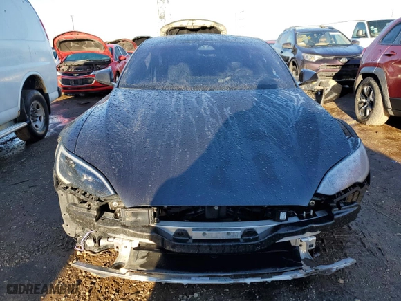 2024 Tesla Model S with VIN 5YJSA1E55RF534643, listed as a Copart auction lot 46422475 with 0 mi miles and Salvage Title. Bid and sale history available at carsss.com. Image 5.
