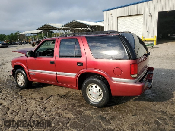 2001 GMC Jimmy SLE with VIN 1GKDT13W912214882, listed as a Copart auction lot 51258815 with 261,664 mi miles and Salvage Title. Bid and sale history available at carsss.com. Image 2.