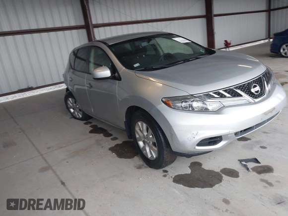 2013 Nissan Murano SL with VIN JN8AZ1MUXDW213784, listed as a IAAI auction lot 41858360 with 89,829 mi miles. Bid and sale history available at carsss.com. Image 1.