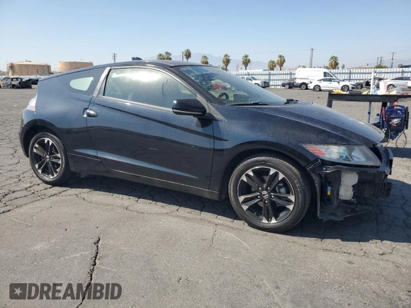 2015 Honda CR-Z with VIN JHMZF1D49FS002687, listed as a Copart auction lot 72941124 with 75,964 mi miles and Salvage title. Bid and sale history available at DreamBid. Image 4.
