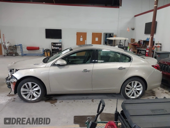 2014 Buick Regal Premium I with VIN 2G4GP5EX1E9187769, listed as a IAAI auction lot 41991917 with 106,320 mi miles and . Bid and sale history available at DreamBid. Image 14.