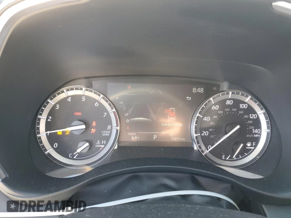 2022 Toyota Highlander XSE with VIN 5TDLZRBHXNS244110, listed as a Copart auction lot 57018755 with 55,633 mi miles and Salvage title. Bid and sale history available at DreamBid. Image 9.