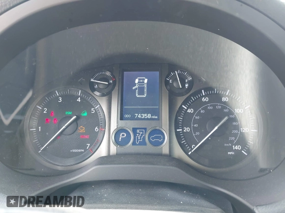 2019 Lexus GX 460 z VIN JTJBM7FX7K5212004, wystawiony jako IAAI lot #42111073 z przebiegiem 74 358 mil mil oraz . Historia ofert i sprzedaży dostępna na DreamBid. Obrazek 7.