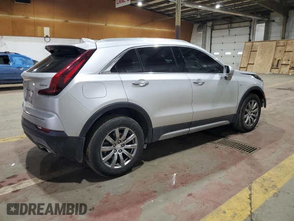 2020 Cadillac XT4 AWD Premium Luxury with VIN 1GYFZDR40LF055380, listed as a Copart auction lot 43933755 with 54,646 mi miles and Salvage Title. Bid and sale history available at DreamBid. Image 3.