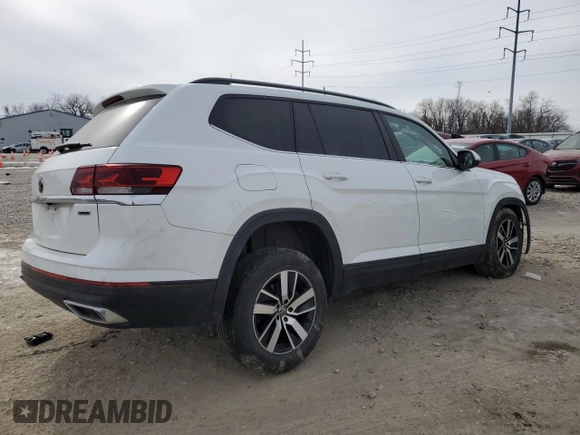 2021 Volkswagen Atlas SE z VIN 1V2LP2CA6MC574811, wystawiony jako Copart lot #41780595 z przebiegiem Nie podano mil oraz Szkody całkowita. Historia ofert i sprzedaży dostępna na DreamBid. Obrazek 3.