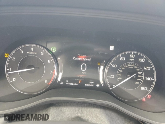 2021 Acura TLX w/Technology Package with VIN 19UUB6F47MA004136, listed as a Copart auction lot 46390135 with 64,252 mi miles and Non Repairable. Bid and sale history available at carsss.com. Image 9.
