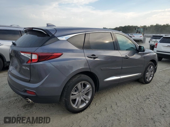 2020 Acura RDX w/Advance Pkg with VIN 5J8TC1H78LL017788, listed as a Copart auction lot 72232264 with 39,056 mi miles and Salvage Title. Bid and sale history available at carsss.com. Image 3.