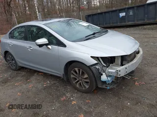 2014 Honda Civic Sedan EX with VIN 2HGFB2F87EH547056, listed as a IAAI auction lot 40908800 with 119,313 mi miles. Bid and sale history available at carsss.com. Image 1.