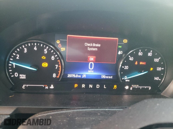 2022 Ford Explorer ST-Line with VIN 1FMSK8KH9NGB05344, listed as a Copart auction lot 86630064 with 25,775 mi miles and Salvage Title. Bid and sale history available at carsss.com. Image 9.