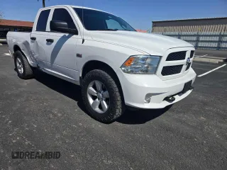 2014 Ram 1500 Express with VIN 1C6RR7FT7ES379542, listed as a Copart auction lot 54603485 with 100,237 mi miles and Salvage Title. Bid and sale history available at carsss.com. Image 1.