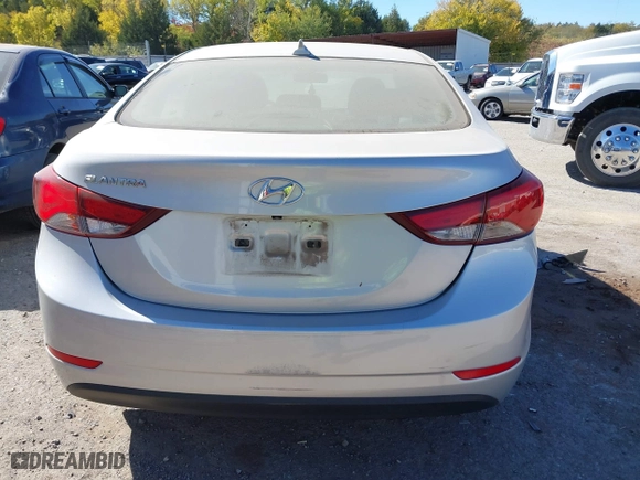 2016 Hyundai Elantra SE with VIN KMHDH4AEXGU561011, listed as a IAAI auction lot 40651213 with 112,960 mi miles. Bid and sale history available at carsss.com. Image 16.