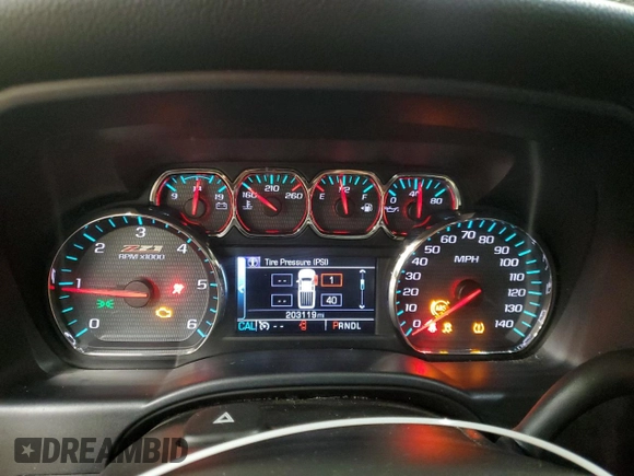 2017 Chevrolet Silverado 1500 LT with VIN 1GCVKREC3HZ330505, listed as a Copart auction lot 53311665 with 203,119 mi miles and Clean Title. Bid and sale history available at DreamBid. Image 9.