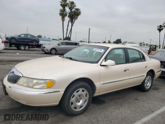 1998 Lincoln Continental with VIN 1LNFM97V6WY626436, listed as a Copart auction lot 54256795 with 165,038 mi miles and Clean Title. Bid and sale history available at carsss.com. Image 1.