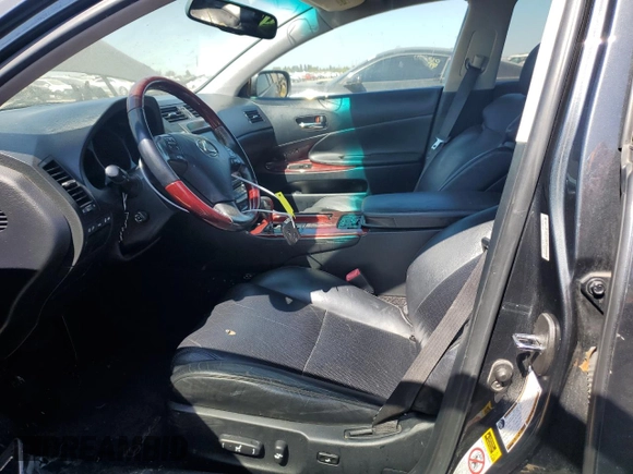 2007 Lexus GS 350 with VIN JTHBE96S770019130, listed as a Copart auction lot 63644534 with 169,896 mi miles and Salvage Title. Bid and sale history available at carsss.com. Image 7.