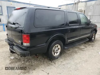 2003 Ford Excursion Limited z VIN 1FMNU42SX3EA92060, wystawiony jako Copart lot #58621835 z przebiegiem 158 157 mil mil oraz Tytuł czysty. Historia ofert i sprzedaży dostępna na DreamBid. Obrazek 3.