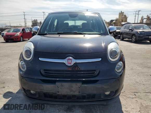 2014 FIAT 500L Lounge with VIN ZFBCFACH9EZ004878, listed as a Copart auction lot 75235434 with 56,789 mi miles and Clean Title. Bid and sale history available at carsss.com. Image 5.