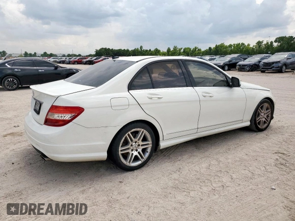 2008 Mercedes-Benz C 350 Sport with VIN WDDGF56X28F054493, listed as a Copart auction lot 65301855 with 175,085 mi miles and Clean title. Bid and sale history available at DreamBid. Image 3.