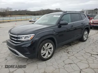 2021 Volkswagen Atlas SE with VIN 1V2WR2CA6MC581491, listed as a Copart auction lot 47498485 with 78,815 mi miles and Salvage title. Bid and sale history available at DreamBid. Image 1.