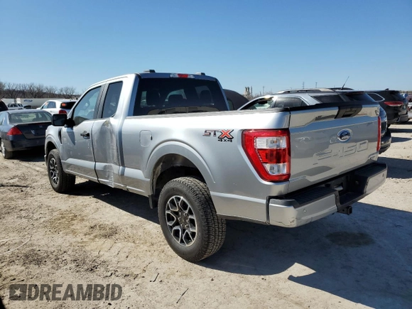 2022 Ford F-150 XL with VIN 1FTEX1EP7NKE51130, listed as a Copart auction lot 48245825 with 35,900 mi miles and Salvage title. Bid and sale history available at DreamBid. Image 2.