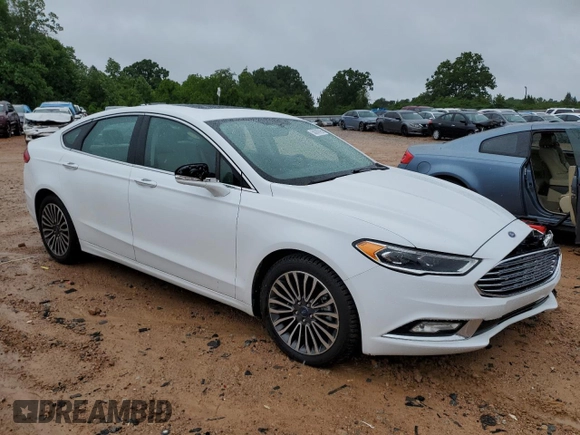 2018 Ford Fusion Titanium with VIN 3FA6P0D90JR168419, listed as a Copart auction lot 56368705 with 95,006 mi miles and Salvage title. Bid and sale history available at DreamBid. Image 4.