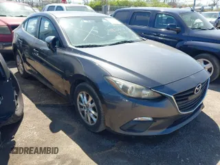 2014 Mazda 3 i Grand Touring with VIN JM1BM1W70E1116419, listed as a IAAI auction lot 41802012 with 143,353 mi miles. Bid and sale history available at carsss.com. Image 1.