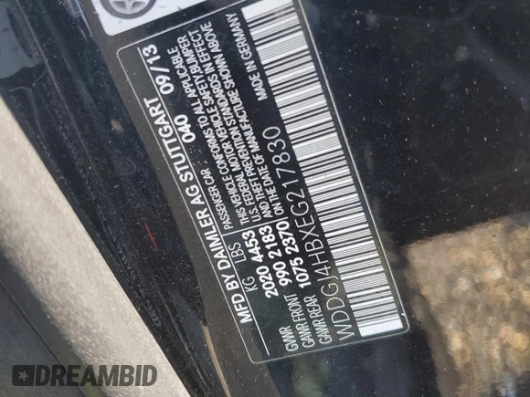 2014 Mercedes-Benz C 250 z VIN WDDGJ4HBXEG217830, wystawiony jako Copart lot #62474525 z przebiegiem 43 858 mil mil oraz Szkoda całkowita • Salvage title. Historia ofert i sprzedaży dostępna na DreamBid. Obrazek 12.