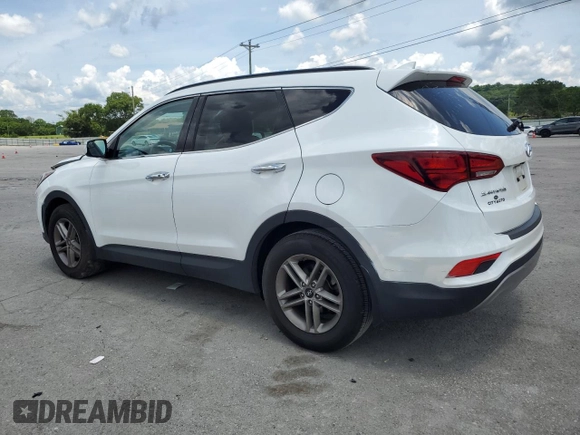 2018 Hyundai Santa Fe 2.4L with VIN 5NMZU3LB5JH060254, listed as a Copart auction lot 61834965 with 58,790 mi miles and Salvage title. Bid and sale history available at DreamBid. Image 2.