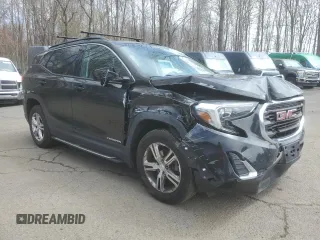 2018 GMC Terrain SLE z VIN 3GKALTEV6JL301849, wystawiony jako Copart lot #54121305 z przebiegiem 116 426 mil mil oraz Szkody całkowita. Historia ofert i sprzedaży dostępna na DreamBid. Obrazek 4.