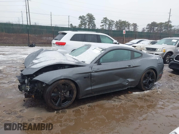 2023 Ford Mustang GT with VIN 1FA6P8CF3P5306746, listed as a IAAI auction lot 41497385 with 25 mi miles and . Bid and sale history available at DreamBid. Image 13.