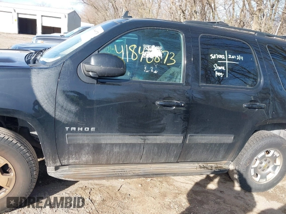 2012 Chevrolet Tahoe LS with VIN 1GNSCAE09CR161937, listed as a IAAI auction lot 41846873 with 218,462 mi miles and . Bid and sale history available at DreamBid. Image 14.