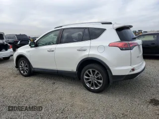 2017 Toyota RAV4 Hybrid Limited with VIN JTMDJREV7HD122608, listed as a Copart auction lot 47960945 with 71,140 mi miles and Salvage Title. Bid and sale history available at carsss.com. Image 2.