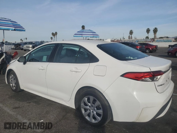2020 Toyota Corolla LE with VIN 5YFEPRAE6LP023101, listed as a Copart auction lot 80712564 with 151,795 mi miles and Salvage Title. Bid and sale history available at carsss.com. Image 2.