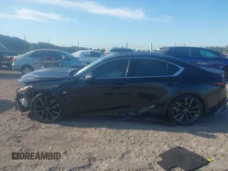 2023 Lexus IS 350 F Sport with VIN JTHGZ1B26P5067657, listed as a IAAI auction lot 41894342 with 30,402 mi miles and . Bid and sale history available at DreamBid. Image 14.