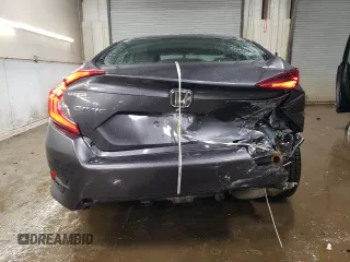 2016 Honda Civic Sedan LX with VIN 19XFC2F53GE027498, listed as a Copart auction lot 46607055 with 146,607 mi miles and Salvage Title. Bid and sale history available at carsss.com. Image 6.