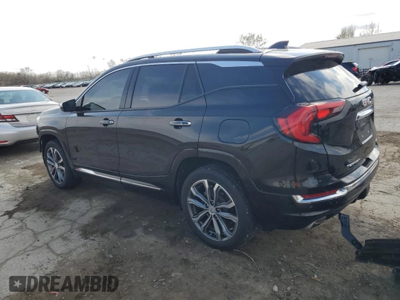 2020 GMC Terrain Denali with VIN 3GKALXEX2LL346606, listed as a Copart auction lot 51112045 with 46,871 mi miles and Salvage title. Bid and sale history available at DreamBid. Image 2.
